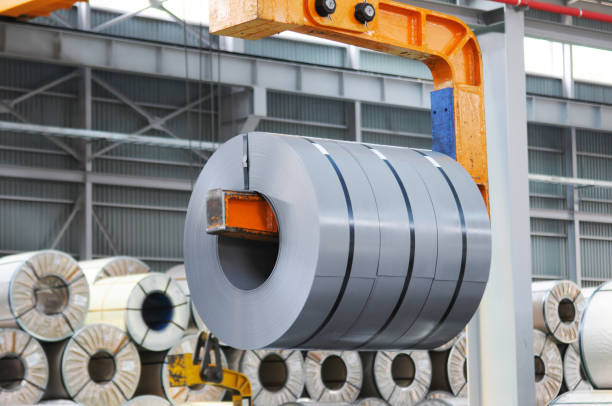 istock Coil steel plate 1372906612