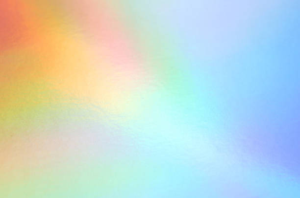 istock Background of holographic iridescent multicolored surface 1372907565