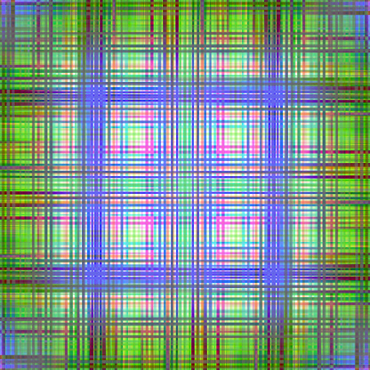 Abstract illustration of multiple blue and green illuminated lines crisscrossing each other
