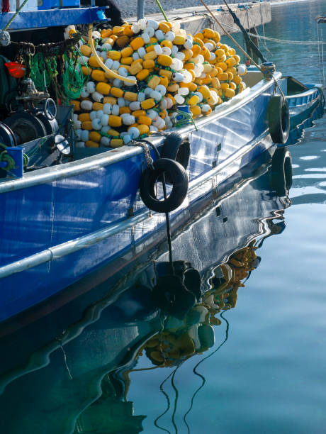 istock Fishing boat at the port 1372924537