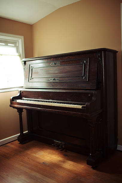 istock Antique Upright Grand Piano 137294056