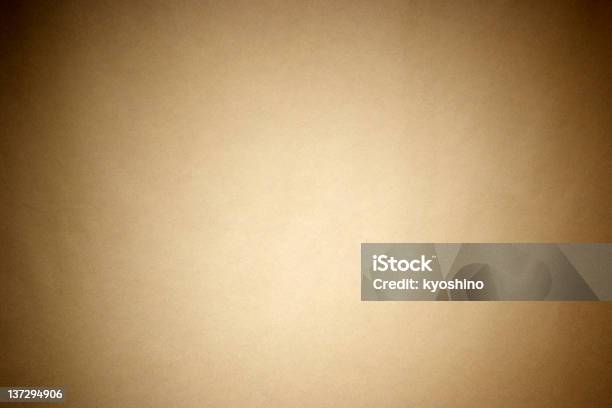 Brown Wrapping Paper With Spotlight Stock Photo - Download Image Now - Beige, Brown, Brown Paper