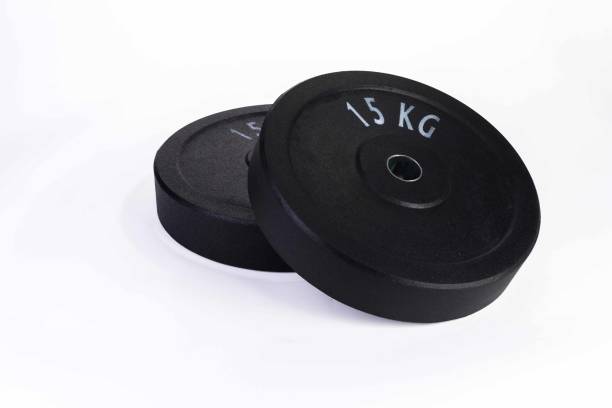 istock Weights - 15kg plate isolated on white background 1372951723
