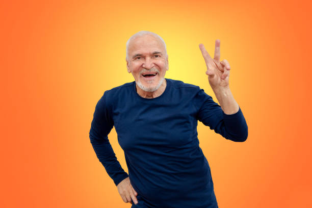 istock Cheerful sports grandfather 1372953342