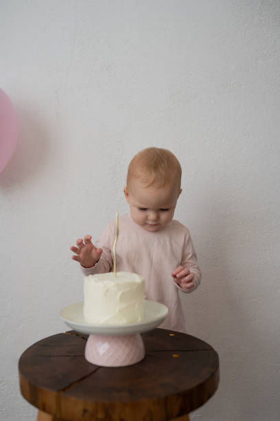 istock Birthday of a child one year old 1372953933