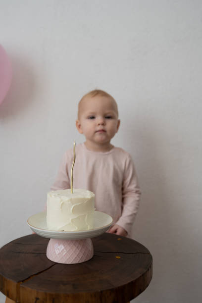 istock Birthday of a child one year old 1372954447