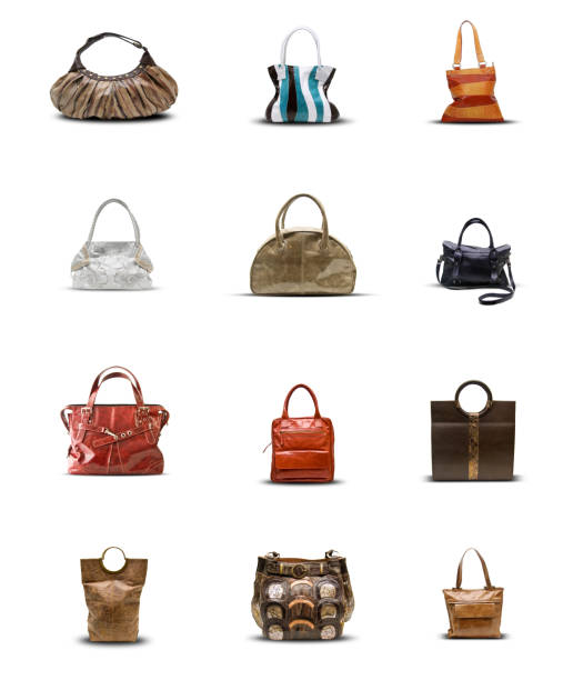 istock Purses and Handbags on a white background 137295568