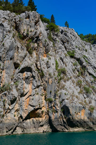 istock Green Canyon Lake in Turkey. Mountain river. 1372959530