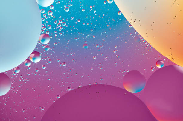 istock Macro oil and water multi colored abstract background 1372963839