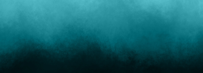Fondo verde azul oscuro turquesa degradado textura pintada brumosa con fondo negro y parte superior verde azulado en el diseño de fondo de banner de encabezado abstracto photo