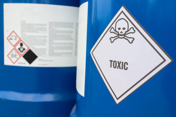 istock symbol on the chemical tank 1372973022