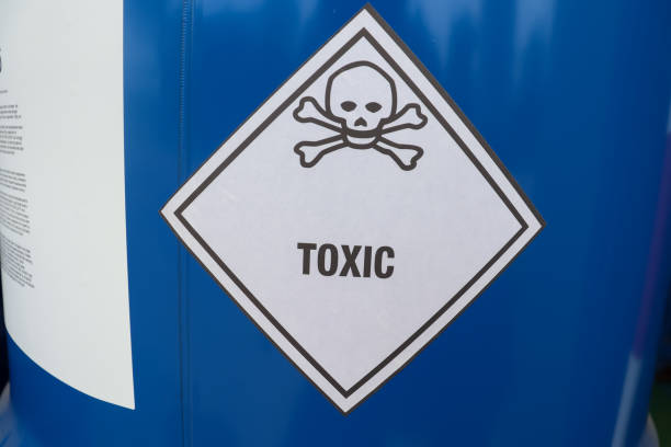 istock symbol on the chemical tank 1372974105