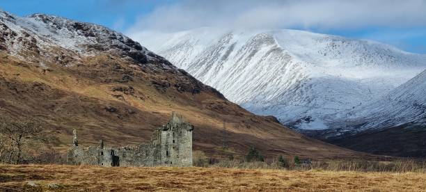 istock Kilchurn Castle with imposing hills 1372981741