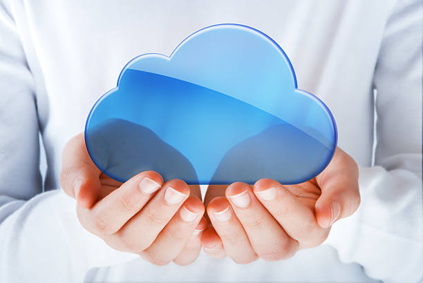 cloud computing stock photo