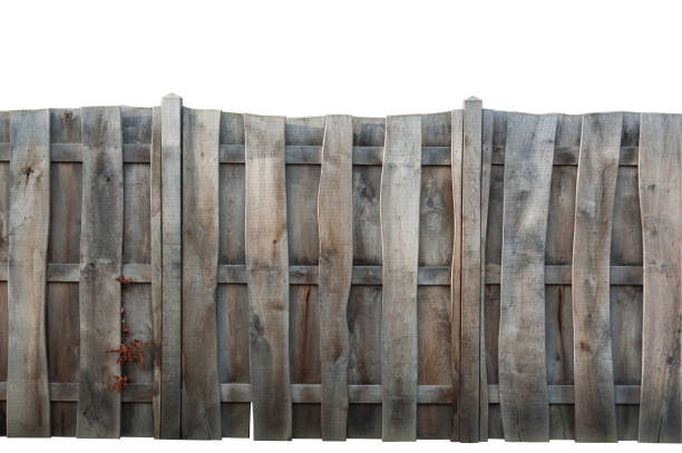istock Old wooden fence background 1372986417