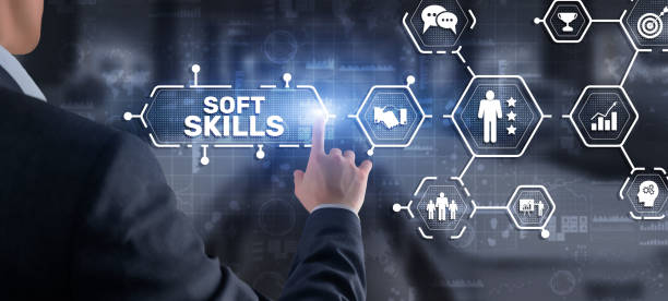 istock Financial concept about Soft Skills team spirit communication assertiveness 1372988295