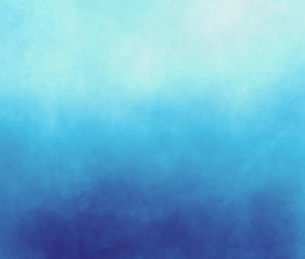 fond blanc bleu dégradé aquarelle texture trouble avec fond d’encre et bleu ciel clair haut brillant - sea light water surface water form photos et images de collection