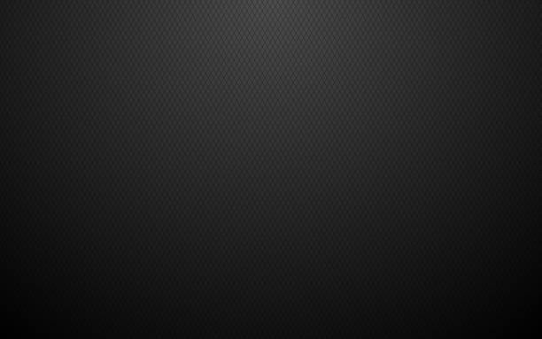 istock Black carbon background. Modern metal texture with cells. Abstract dark wallpaper with soft light. Website backdrop template. Gray shiny lines. Vector illustration 1372995814