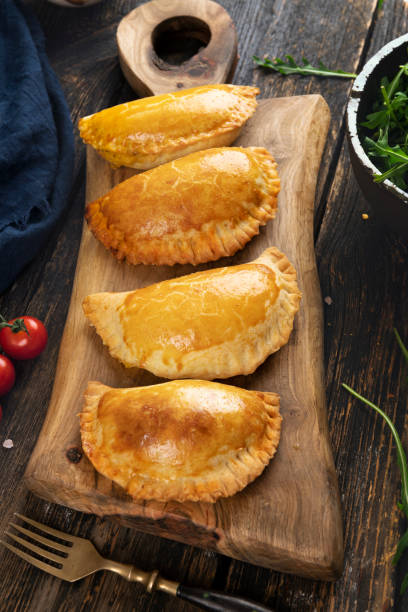 istock Pasties filled with meat and vegetables 1373003631