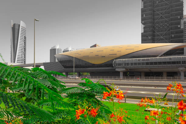 istock Dubai Metro as world's longest fully automated metro network (75 km) 1373003633