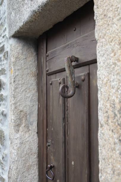 Door knocker stock photo
