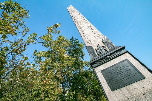 Cleopatra's Needle on Embankment in City of Westminster, London