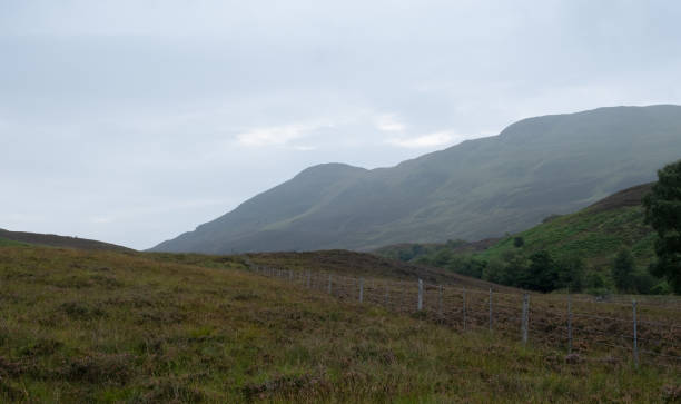 Scottish landscape from the A939 Grantown on Spey to Ballater, Highlands of Scotland.