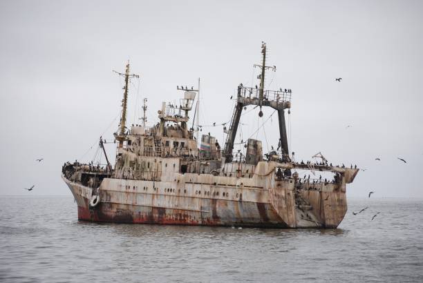istock Abandoned Russian Whaling ship Swakopmund 1373015784
