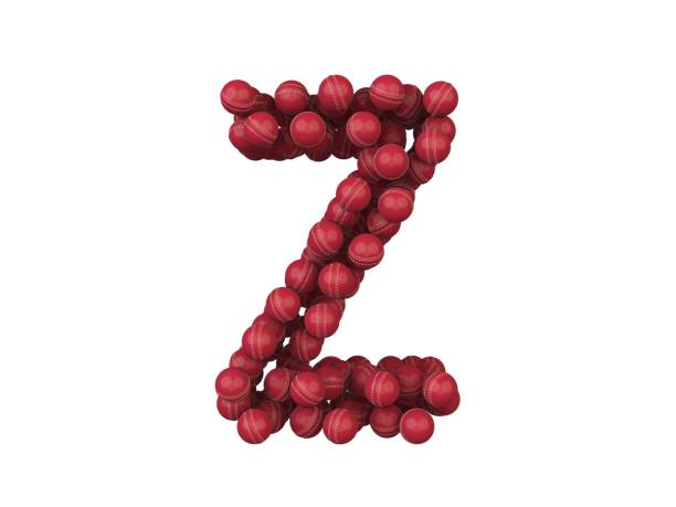 istock Cricket themed font  Letter Z 1373027771