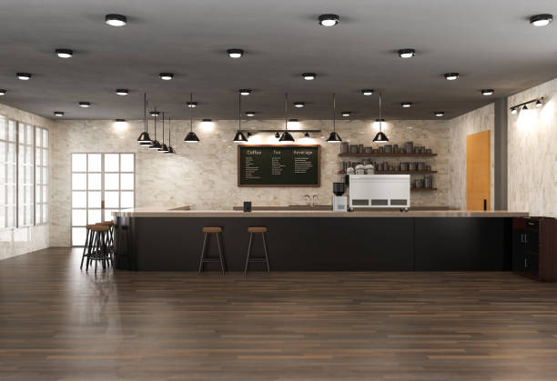 istock cafe interior or coffee shop inside with counter bar 1373030940