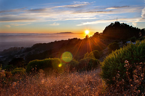 Sunset on top of berkeley hill