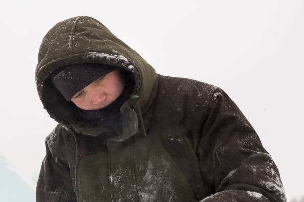 istock Facial portrait of a worker close up 1373039491