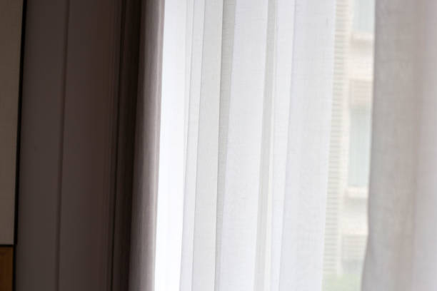 istock Curtains door or window, Room decoration interior 1373039543