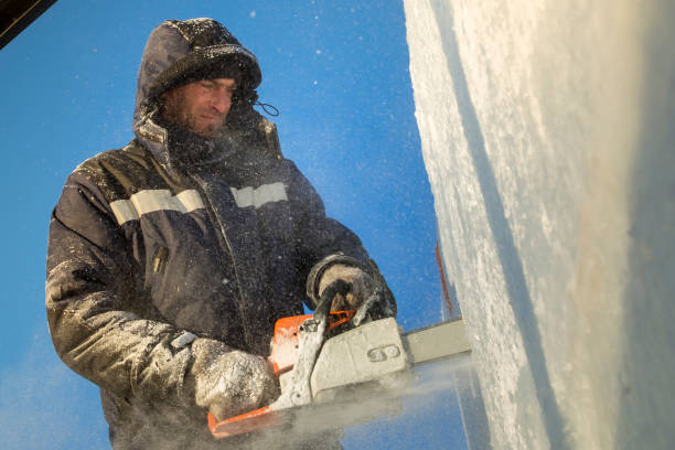 istock Portrait of an assembler with a chainsaw in his hands 1373045312