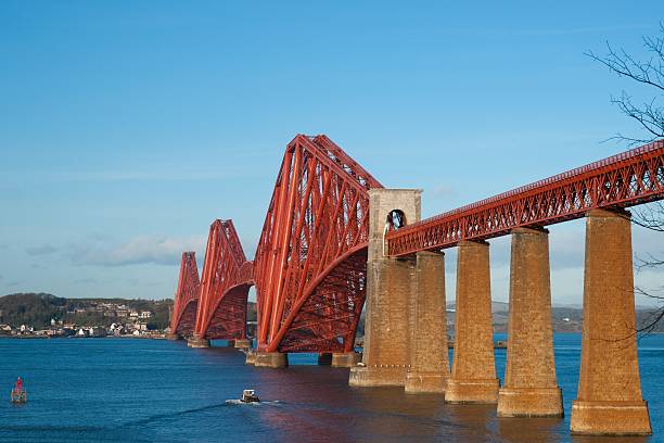 istock The Forth Bridge, Scotland, almost scaffolding free 137305782