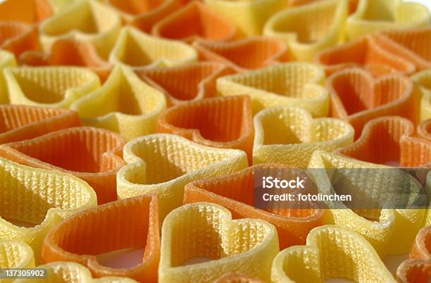 Pasta Mit Herzen Stockfoto und mehr Bilder von Bunt - Farbton - Bunt - Farbton, Farbton, Form