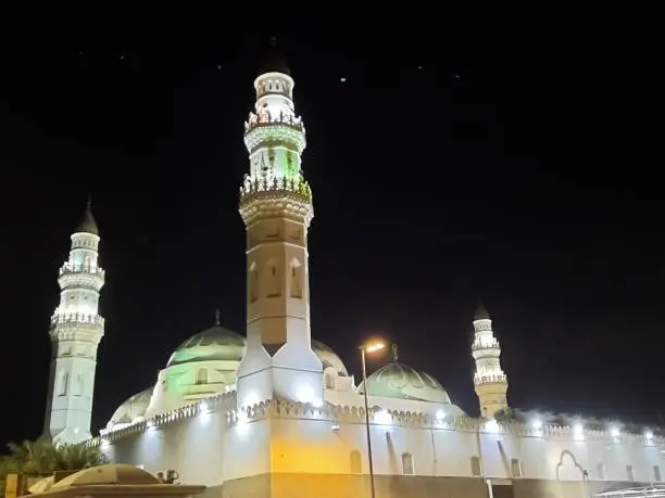 Quba Mosque to the south of Madinah is the second largest and prestigious mosque in the city after the Prophet's Mosque.