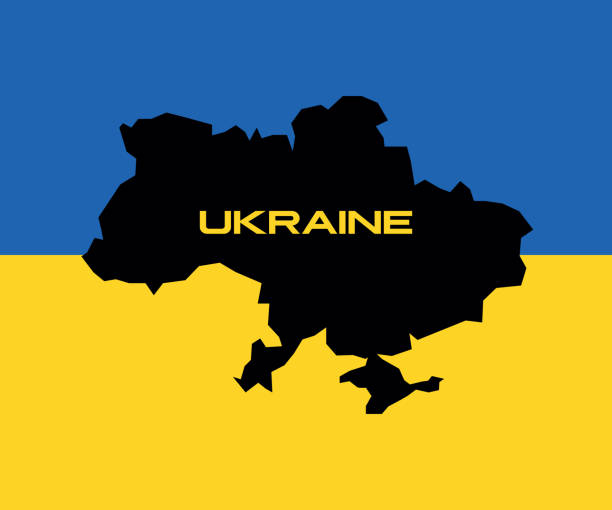 ilustrações, clipart, desenhos animados e ícones de ucrânia mapeando ilustração de ações vetoriais. - bandeira da otan