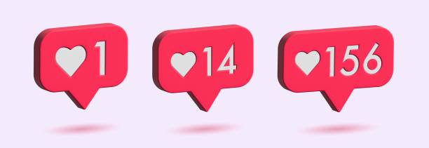 istock LIkes counter 3d. Likes number. Social media bubble. Likes bubble 1373070154