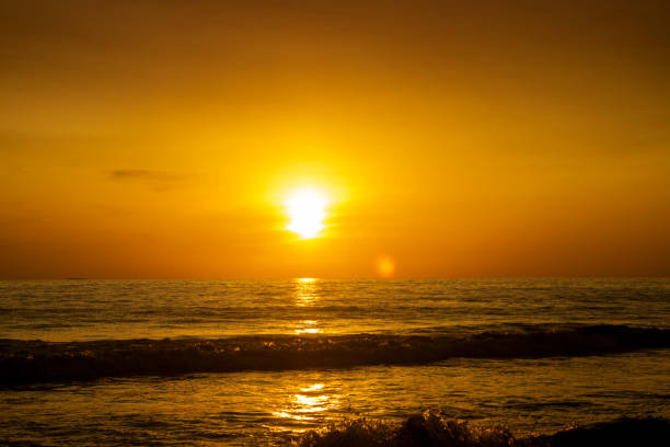 istock Beautiful sunset over the sea 1373072025