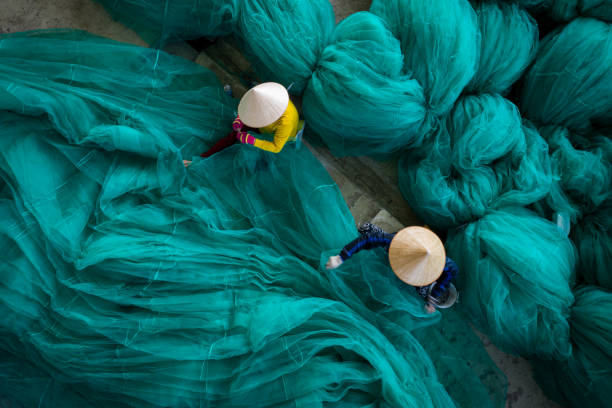 istock Woman knitting net 1373075142