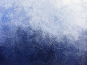 istock Blue and white background with abstract painting texture and grunge paint brush strokes 1373081915