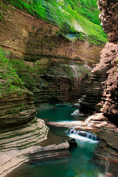 istock Watkins Glen State Park, NY - Rainbow Falls 137308210