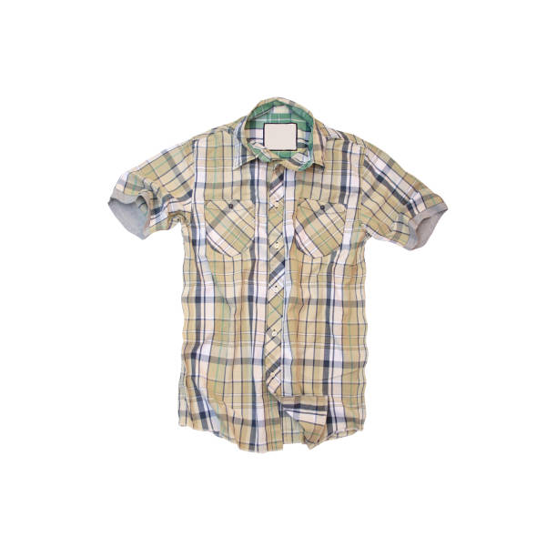 istock Short-Sleeve Skate Shirt on White Background 137308535