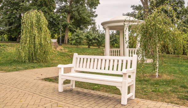 istock Bench and gazebo-rotunda 1373086053