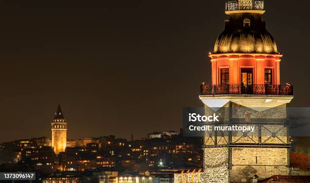 Kizkulesi Is Located Off The Coast Of Salacak Neighborhood In Üsküdar District At The Southern Entrance Of The Bosphorus It Literally Means Maidens Tower In Turkish Stock Photo - Download Image Now