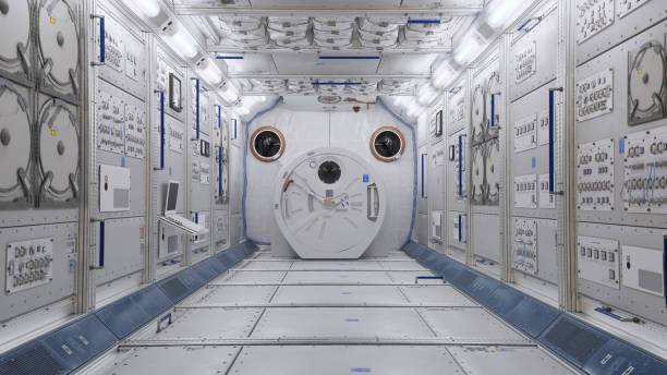 interior da nave espacial da nasa - estação espacial internacional fotos - fotografias e filmes do acervo