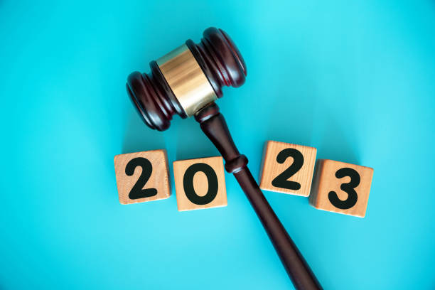 istock New year 2023 block and gavel 1373100382