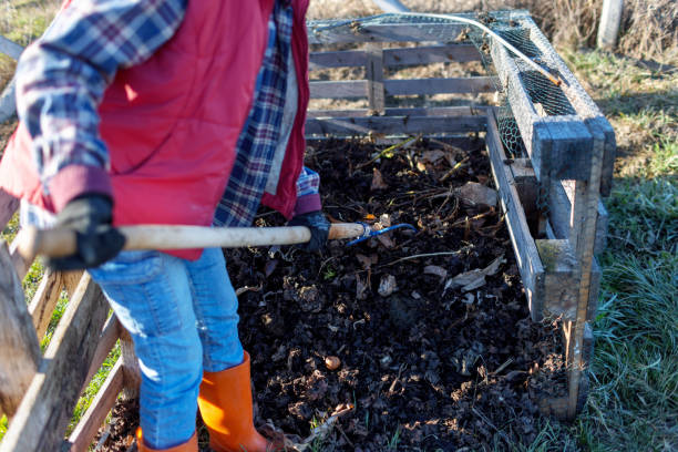 istock Turning A Pile Of Compost 1373103350