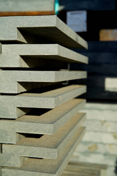 istock Pile of circular and sustainable construction material made from recycled waste plastics 1373105648